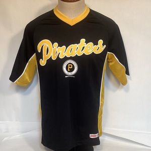 Stitches Pittsburgh Pirates Baseball Black And Gold Jersey Men’s size medium